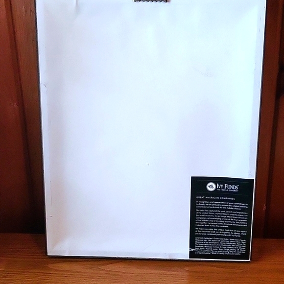 GREAT AMERICAN COMPANIES SIGNED PRINT MICHAEL SAVAGE IVY FUNDS - Picture 5 of 6